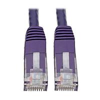 Cáp vá Cat 5e, Cat 6 dài 15FT màu tím CAT6 Gigabit Tripp Lite N200-015-PU