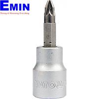 Đầu tuýp ra đầu vít 3/8" Yato YT-7704 (PZ2, 19.2Nm)