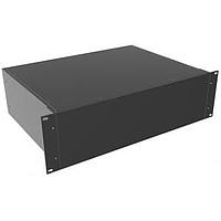 Vỏ gắn giá đỡ - Loại kín 5.25 (3U) 16.6x13" Hammond Manufacturing RM3U1913SBK