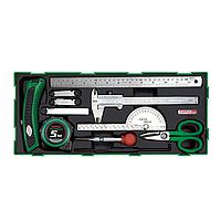 TOPTUL GTB1107 Measuring, Marking & Cutting Tool Set (11 pcs)