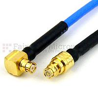 Fairview SCA69086 SMP Female to RA SMP Female Cable FM-F086 Coax and RoHS