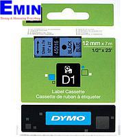 DYMO 63020704 Labelmanager D1 Black/Blue Tape (12mm x 7m)