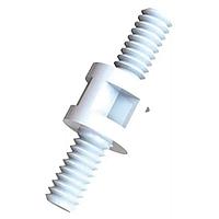 Essentra Components CBS-TMM-4-01 Threaded Support, Male-Male CB Spt,Thrd ML/ML,Natural,1/4 in Spc