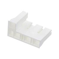 AMP Connectors - TE Connectivity 1969761-1 Tab Housing 4P POSITIVE LOCK HSG MARK II, Natural