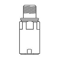 Amphenol Wilcoxon PC420AR-05-DA Vibration Sensors Top exit, 85 C, 4-20 mA ( 5% @ full scale) proportional to Acceleration, RMS, 5 g (49 m/sec2), Dynamic Acceleration -100 mV/g, (10.2 mV/m/sec2), 1/4-28 mounting hole (stud included), 3 pin MIL-C-5015 connector.
