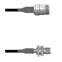 Amphenol Custom Cable Q-1W04I0008108i ສາຍສະບັບ RF N-SJ/TNC-SJB RG58 108I