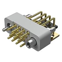 Amphenol Positronic SMPL9M0T0LB/AA Connectors REC HD 9 M R/A PCB J/P BRACK
