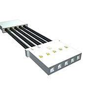 Samtec SMSS-09-24-L-04.00-D-KUS Rectangular Cable Assemblies .100" Mini Mate(R) Universal Single Row Discrete Wire Cable Assembly