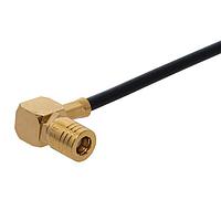 HUBER+SUHNER 16_SMB-50-2-40/111_NH Connectors SMB right angle cable plug(m)