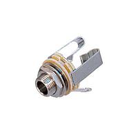REAN NYS229-U Phone Connectors 1/4" OPEN FRAME JACK MONO NICKEL