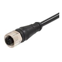 Molex 1200659466 Sensor Cables / Actuator Cables CSE M12 4P AC FE STR WSOR 3M SE UNSH BK
