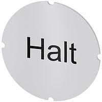 SIEMENS 3SU19000AB710AK0 Insert Label, Halt INSERT LABEL F. ILLUM PUSHBUTTON, HALT