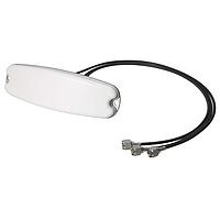 HUBER+SUHNER 1399.17.0208 듀얼 밴드 WiFi 듀얼 밴드 전방향성, 2.4 / 5 GHz, 5 / 6 dBi, 실내용, 수직 편파, 3 x 3 MIMO, N (수컷) 커넥터가 있는 피그테일