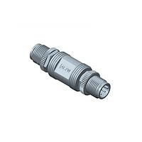 Amphenol LTW IA-A04M-A04M-0000-01 Circular Metric Connectors Circular Metric Connector, I Adaptor, Metal, A Coding, 4A, 04 pins, (End 1) Male Male, (End 2) Male Male, Screw Thread, IP68 Mated