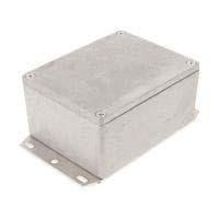 Hammond Manufacturing 1550Z108FBK 厚壁、防水 1550Z フランジベース付き 125 x 80 x 41 mm - ブラック