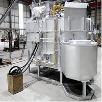 Wondery WDL -RJL-1500 Industrial Fast Reverberatory Aluminum Alloy Melting and Holding Furnace (4000kg; 1500 kg/h)