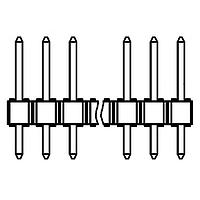 Dải Pin B/S 0100 TH HDR-54101-G08-03LF Amphenol FCI 54101-G08-03LF