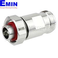 Fairview Microwave  SM4455 4.1/9.5 Mini DIN Male to 4.1/9.5 Mini DIN Female  Adapter (6 Ghz,  IP67 UnMated)