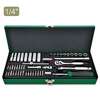 TOPTUL GCAD5001 50PCS 1/4" DR. SOCKET SET (METRIC)