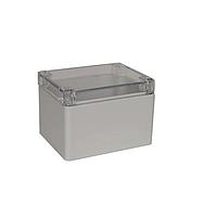 Bud Industries PN-1328-AC PCB Enclosure IP68 NEMA 6P Box with Clear Cover (4.5 X 3.5 X 3.2 In)