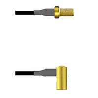 Amphenol Custom Cable Q-2V03S0003120i RF Cable Assemblies SMA-SJ/SMB-RP G174 120I