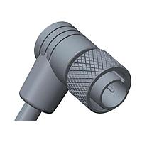 Amphenol LTW 105-03AFMM-SR7A04 Sensor Cables / Actuator Cables M10.5 Circular Metric Connector, Metal, 2A, 03 pins, Female Connector, Male Contact, Right Angle, Screw Thread, Overmolded, Length 4000mm, IP67 Mated