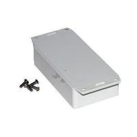 Hammond Manufacturing 1591BF2GY Flanged Enclosure ABS w/Bottom Flange 4.4x1.1x2.4" Grey