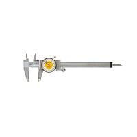 Asimeto 308-06-2 Carbide Tipped Dial Calipers (0-150mm, ± 0.02mm)