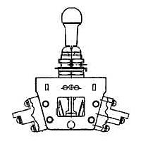 Honeywell 22AT72-S-E 토글 스위치 토글 SW DPDT 2POS SOLD TERM LOCKN LVR