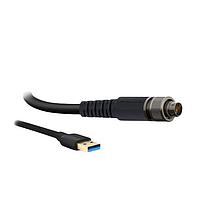 USB 3.2 ODU AMC HD - Đầu cắm thẳng USB A với cáp khóa vít, USB 5 Gbit/s - 2M ODU CC10WAM124IYU002000