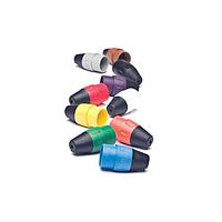 Amphenol Audio AX-BOOT-2 ອຸປະກອນເພີ່ມ Thermoplastic Backshell ສໍາລັບ XLR Series ສີແດງ