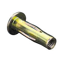 ATLAS AES37P500PBZYR Rivet Nut Atlas Rivet Nut, PLUSTITE, Pre-Bulbed Insert, Open End, Steel, Thread Size - 3/8-16,