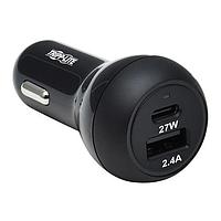 Bộ Sạc Pin 39W Sạc Xe Hơi USB Đôi Tripp Lite U280-C02-39W-1B