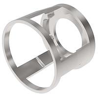 EAO 45-50P.0100 Switch Hardware Protective shroud for mushroom-head pushbutton silver metal