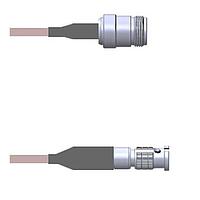Amphenol Custom Cable Q-2400Y000H144i RF Cable Assemblies N-SJ/HDBNC-SP G142 144I