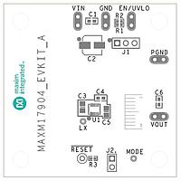 Maxim Integrated MAXM17904EVKIT# Voltage Regulator - Switching Regulator EVkit for MAXM17904, 4.5V to 24V Input,