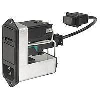 Schurter CD34.4199.151 Inlets CD PWR ENTRY MODULE W. FILTER 4A BZ