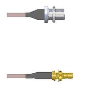 Amphenol Custom Cable Q-1U03M0005018i RF Cable Assemblies N-SJB/SMB-SJB G316 18I