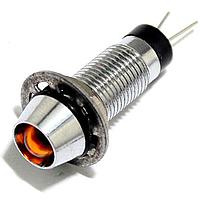 Mallory Sonalert FL1M-8CJ-3-Y2V Indicators LED YEL 8MM NUT 2VDC