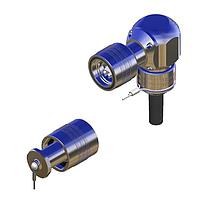 Đầu nối CÁI, 90 ĐỘ, TFOCA-II 4CH HỢP KIM KẼM-NHÔM OD, BỘ CHÌA KHÓA 1 (4) MTFP1100, (2) MTFP1175 Amphenol FSI FS4H1090-6A1H1K