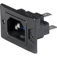 Schurter 3-137-753 Inlets 6080 Connector Inlet 10A C14, with sealing IP20, PC I, white