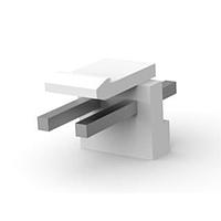 AMP Connectors - TE Connectivity 1-1123723-2 Shrouded VERTICAL HDR 2P low-profile