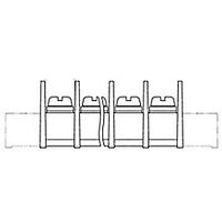 Molex 38937-0010 마운팅 엔드 없는 배리어 터미널 스트립 9.53MM BARR STRP W/O MOUNT ST SCREW 10C