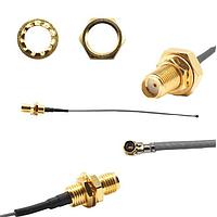 Bộ Cáp RF I-PEX MHF4 L ĐẾN SMA NỮ GẮN MẶT SAU 50MM CÁP 1.13 Siretta ASMGA005XB113S11