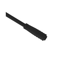 Cáp Cảm Biến / Cáp Bộ Chuyển Động Dây Đeo: Đầu Đơn M8 Snap; Đầu Nối Nữ Thẳng 3 Chân; 2 m (6.56 ft); Vỏ PUR Đen, Đai Ốc Nylon Đen Banner Engineering PKG3Z-2