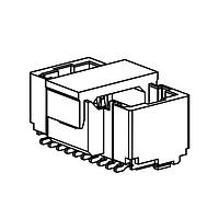 Amphenol Commercial Products G846A202100T1HR Plug Housing Wire to Board 1.0mm Pitch,STR SMT,2x10Pin,G/F,NY4T,T&R W/CAP,LATCH Tyep,COLOR-NATURAL
