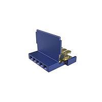 Amphenol FCI 65801-034LF Connectors Clincher™ Flex Connectors, Receptacle Assembly, Single Row, 5 Positions, 2.54mm (.100in) Pitch.
