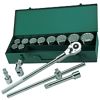 SATA 09015 15PC. 3/4inch DR. SOCKET SET (METRIC)