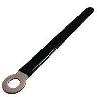 Essentra Components VCC-83664 Clip, Bendable Clamp,Adj,Scrw Mnt,Steel/ Blk Vinyl
