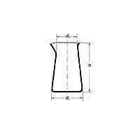 Cốc đong Philips thấp thành WITEG 5 505 002 (250ml; 10 cái)